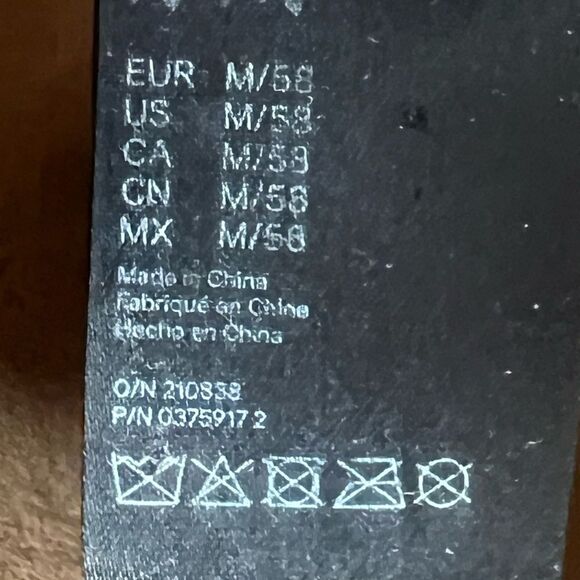 H&M Large Felt Flat Brim Fedora Winter Cap Wide Matching Hat Band Sz M/58 - Picture 6 of 7